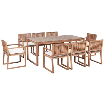 Spisegruppe Sassari II Premium - Off-White - Hagemøbler & utemiljø - Hagegruppe - Spisegrupper hage