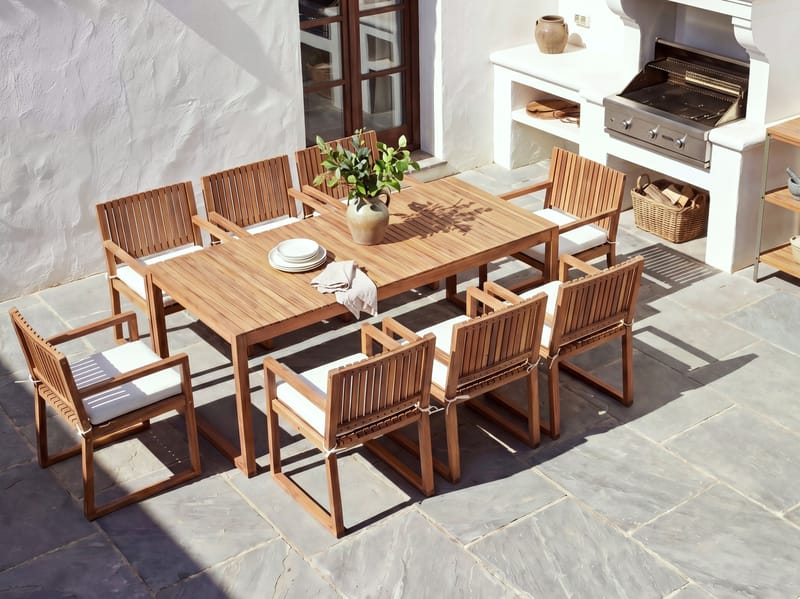 Spisegruppe Sassari II Premium - Off-White - Hagemøbler & utemiljø - Hagegruppe - Spisegrupper hage