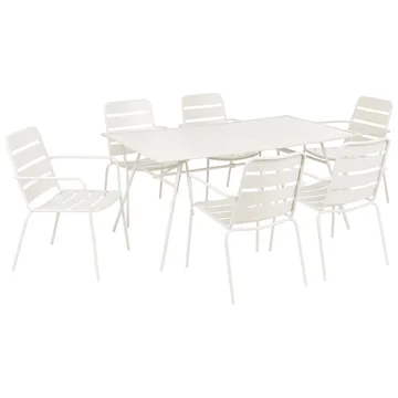 Spisegruppe Terenzo - Lys beige - Hagemøbler & utemiljø - Hagegruppe - Spisegrupper hage