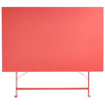 Spisegruppe utendørs 4-seter Fiori - rød - Hagemøbler & utemiljø - Hagegruppe - Spisegrupper hage