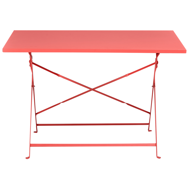 Spisegruppe utendørs 4-seter Fiori - rød - Hagemøbler & utemiljø - Hagegruppe - Spisegrupper hage