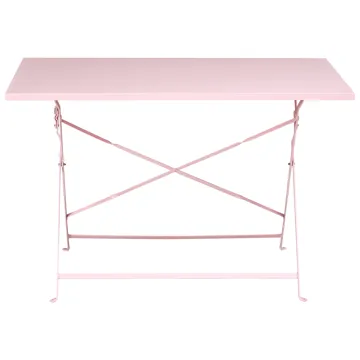 Spisegruppe utendørs 4-seter Fiori sammenleggbar - pastellrosa - Hagemøbler & utemiljø - Hagegruppe - Spisegrupper hage