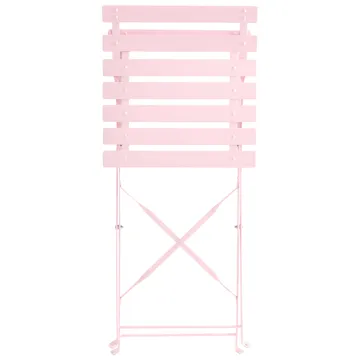 Spisegruppe utendørs 4-seter Fiori sammenleggbar - pastellrosa - Hagemøbler & utemiljø - Hagegruppe - Spisegrupper hage