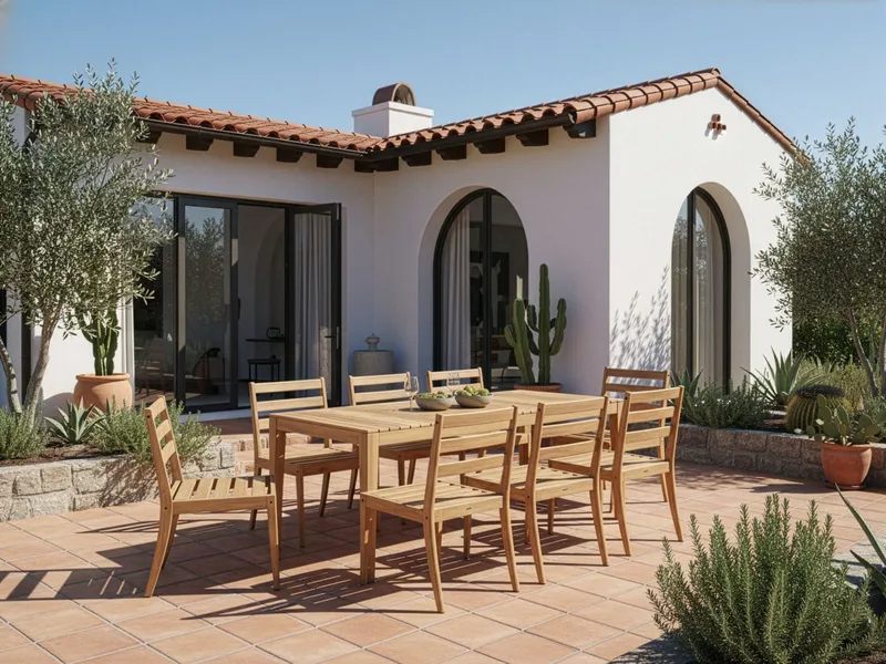 Spisegruppe utendørs 8-seter Chioggia akasietre - brun - Hagemøbler & utemiljø - Hagegruppe - Spisegrupper hage