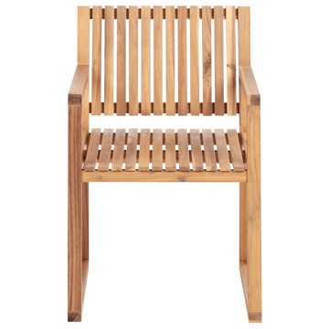 Spisegruppe utendørs 8-seter Sassari Premium med puter akasietre - Brun/Beige - Hagemøbler & utemiljø - Hagegruppe - Spisegrupper hage