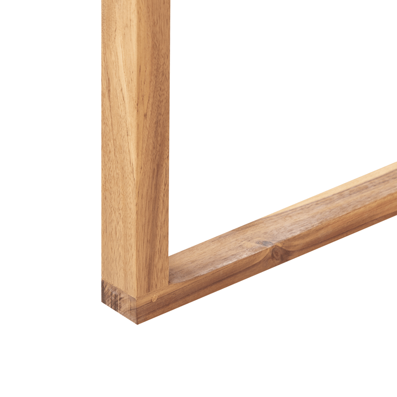 Spisegruppe utendørs 8-seter Sassari Premium med puter akasietre - Brun/Beige - Hagemøbler & utemiljø - Hagegruppe - Spisegrupper hage