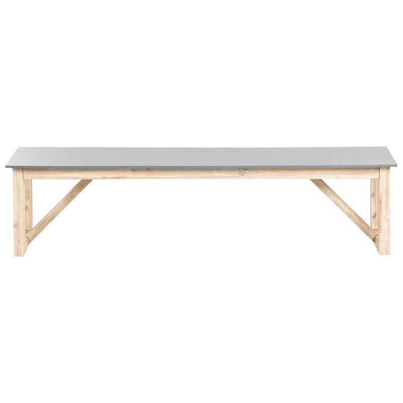 Spisegruppe utendørs med benker Notteri Betong - grå/brun - Hagemøbler & utemiljø - Hagegruppe - Spisegrupper hage