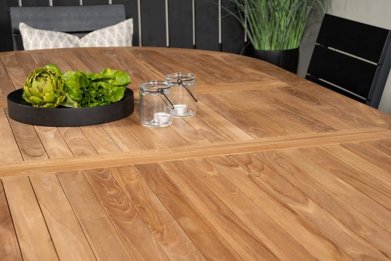 Spisegruppe Venture Home Kenya, Levels - teak/svart - Hagemøbler & utemiljø - Hagegruppe - Spisegrupper hage