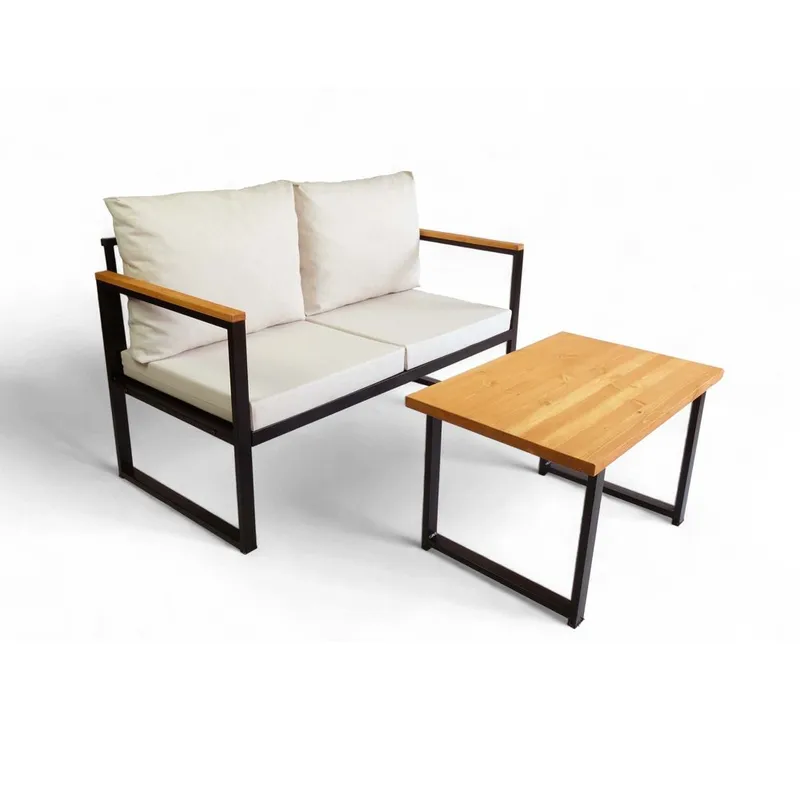 Sylros 2-seters Sofagruppe Utendørs, Beige