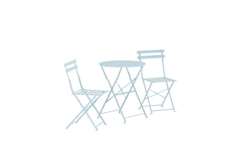 Tao kafégruppe utendørs - Lys blå - Hagemøbler & utemiljø - Hagegruppe - Cafemøbler & cafesett