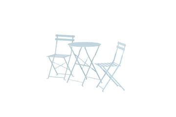 Tao kafégruppe utendørs - Lys blå - Hagemøbler & utemiljø - Hagegruppe - Cafemøbler & cafesett