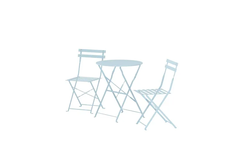 Tao kafégruppe utendørs - Lys blå - Hagemøbler & utemiljø - Hagegruppe - Cafemøbler & cafesett