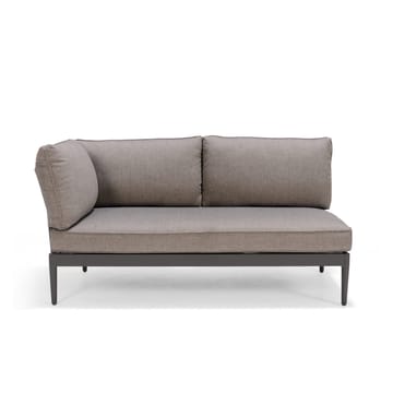 TOPAZ Loungegruppe 4-seter sofa + sofabord 73 cm - Grå - Hagemøbler & utemiljø - Hagegruppe - Sofagruppe utendørs