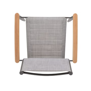 TOPAZ Spisegruppe 144 cm 6 lenestoler - Grå - Hagemøbler & utemiljø - Hagegruppe - Spisegrupper hage