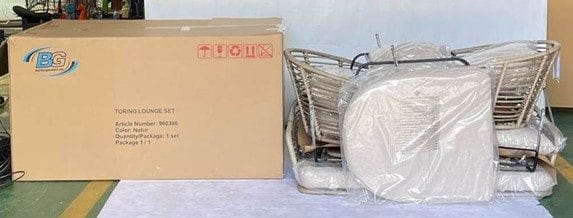 Torino Lounge - Beige - Hagemøbler & utemiljø - Hagegruppe - Sofagruppe utendørs