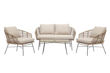 Torino Lounge - Beige - Hagemøbler & utemiljø - Hagegruppe - Sofagruppe utendørs