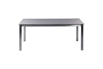 Trädgårdsmatgrupp Beliani Cosoleto/Grosseto 6-Sits Black||Silver - Hagemøbler & utemiljø - Hagegruppe - Spisegrupper hage