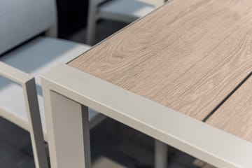 Urbanite Spisegruppe 205 cm 6 lenestoler - Grå - Hagemøbler & utemiljø - Hagegruppe - Spisegrupper hage