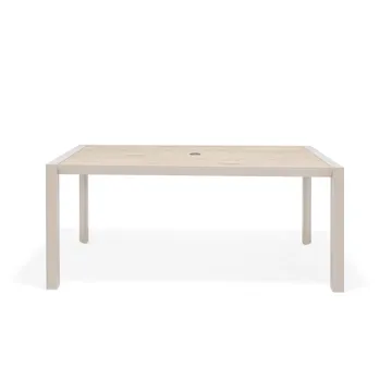 Urbanite Spisegruppe Utendørs 160 cm 6 Lenestoler - Grå - Hagemøbler & utemiljø - Hagegruppe - Spisegrupper hage