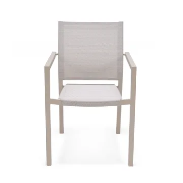 Urbanite Spisegruppe Utendørs 160 cm 6 Lenestoler - Grå - Hagemøbler & utemiljø - Hagegruppe - Spisegrupper hage