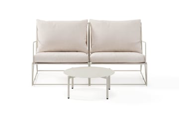 Usteryd Utesofa 2-seter med Usteryd Sofabord - Beige - Hagemøbler & utemiljø - Loungemøbler - Loungegrupper
