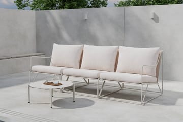 Usteryd Utesofa 3-seter med Usteryd Sofabord - Beige - Hagemøbler & utemiljø - Loungemøbler - Loungegrupper