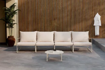 Usteryd Utesofa 4-seter med Usteryd Sofabord - Beige - Hagemøbler & utemiljø - Loungemøbler - Loungegrupper