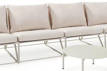 Usteryd Utesofa 4-seter med Usteryd Sofabord - Beige - Hagemøbler & utemiljø - Loungemøbler - Loungegrupper