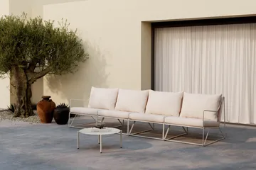 Usteryd Utesofa 4-seter med Usteryd Sofabord - Beige - Hagemøbler & utemiljø - Loungemøbler - Loungegrupper