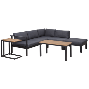 Utegruppe Messina - Mørkegrå - Hagemøbler & utemiljø - Loungemøbler - Loungegrupper