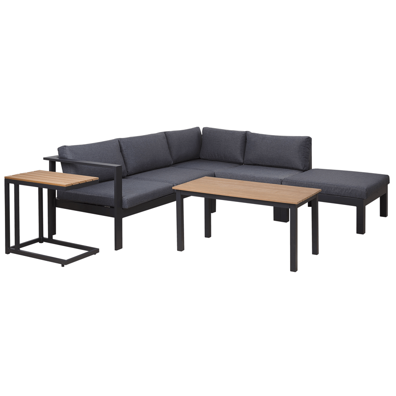 Utegruppe Messina - Mørkegrå - Hagemøbler & utemiljø - Loungemøbler - Loungegrupper