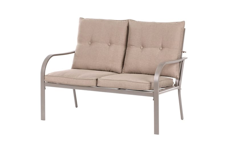 Utegruppe Mestrino - Beige, svart - Hagemøbler & utemiljø - Hagegruppe - Sofagruppe utendørs