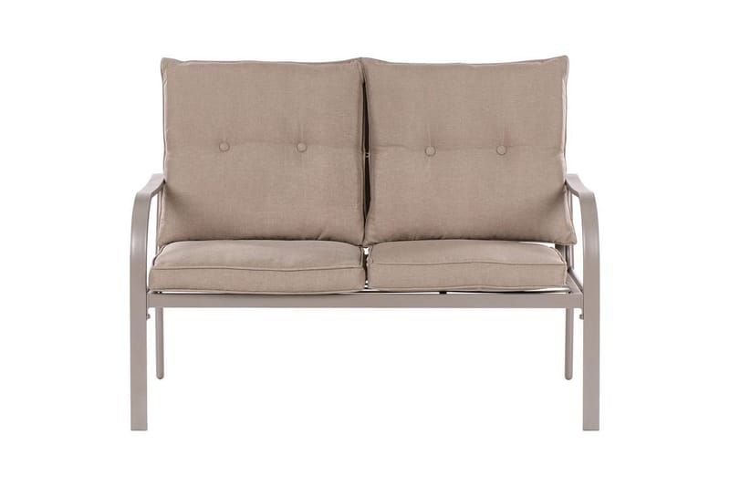 Utegruppe Mestrino - Beige, svart - Hagemøbler & utemiljø - Hagegruppe - Sofagruppe utendørs