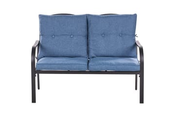 Utegruppe Mestrino - Blå, Svart - Hagemøbler & utemiljø - Hagegruppe - Sofagruppe utendørs