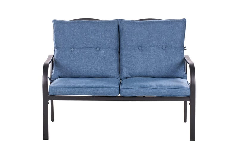 Utegruppe Mestrino - Blå, Svart - Hagemøbler & utemiljø - Hagegruppe - Sofagruppe utendørs