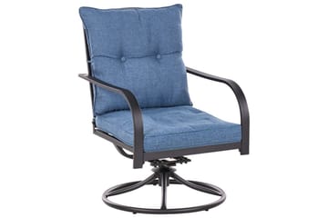 Utegruppe Mestrino - Blå, Svart - Hagemøbler & utemiljø - Hagegruppe - Sofagruppe utendørs