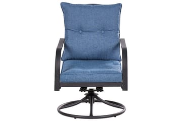 Utegruppe Mestrino - Blå, Svart - Hagemøbler & utemiljø - Hagegruppe - Sofagruppe utendørs