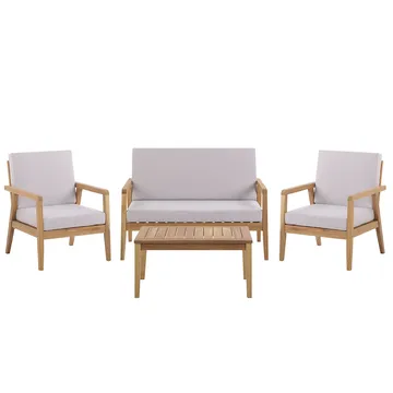 Utegruppe Pallano - taupe - Hagemøbler & utemiljø - Hagegruppe - Sofagruppe utendørs