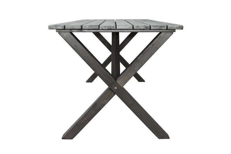 Utendørs møbelgruppe 150 cm bord & 4 Belize naturlig stoler Grå - Grå - Hagemøbler & utemiljø - Hagegruppe - Spisegrupper hage