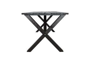 Utendørs møbelgruppe 150 cm bord & 4 Belize naturlig stoler Svart - Svart - Hagemøbler & utemiljø - Hagegruppe - Spisegrupper hage