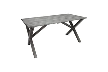 Utendørs møbelgruppe 150 cm bord & 4 Merida naturlig stoler Grå - Grå - Hagemøbler & utemiljø - Hagegruppe - Spisegrupper hage