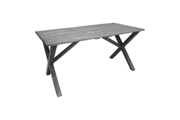 Utendørs møbelgruppe 150 cm bord & 4 Merida naturlig stoler Grå - Grå - Hagemøbler & utemiljø - Hagegruppe - Spisegrupper hage
