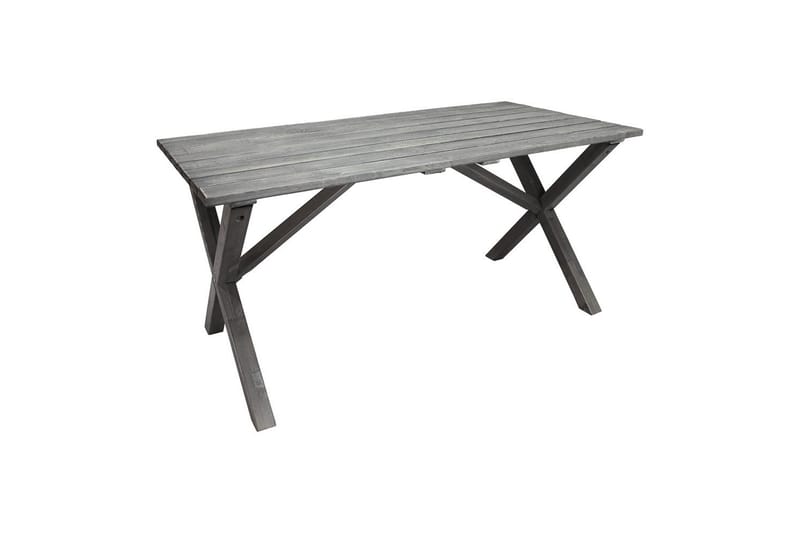 Utendørs møbelgruppe 150 cm bord & 4 Merida naturlig stoler Grå - Grå - Hagemøbler & utemiljø - Hagegruppe - Spisegrupper hage