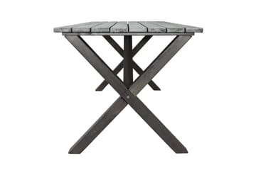 Utendørs møbelgruppe 150 cm bord & 4 Merida naturlig stoler Grå - Grå - Hagemøbler & utemiljø - Hagegruppe - Spisegrupper hage