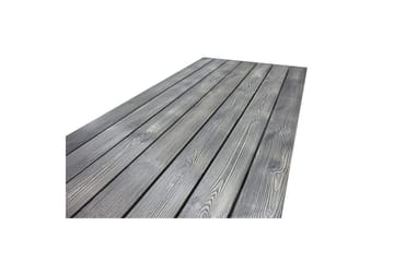 Utendørs møbelgruppe 190 cm Bord & 6 Belize grå stoler Grå - Grå - Hagemøbler & utemiljø - Hagegruppe - Spisegrupper hage