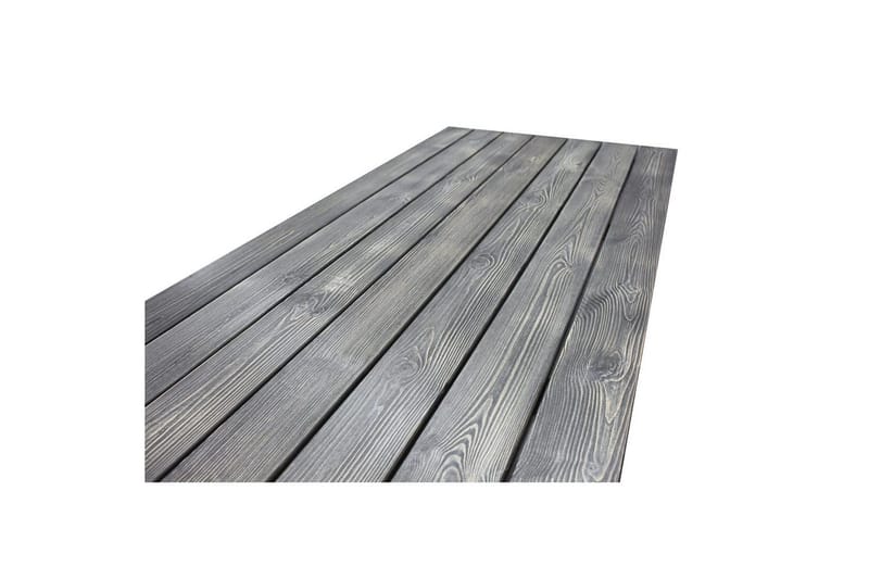 Utendørs møbelgruppe 190 cm Bord & 6 Belize naturlige stoler Grå - Grå - Hagemøbler & utemiljø - Hagegruppe - Spisegrupper hage