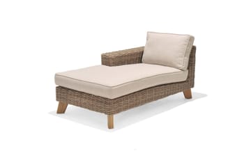 Utendørs møbelgruppe Lifestyle Garden Bahamas 2-seter & sjeselong høyre sofabord 110 - Hagemøbler & utemiljø - Hagegruppe - Sofagruppe utendørs