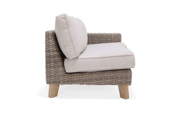 Utendørs møbelgruppe Lifestyle Garden Bahamas 2-seter & sjeselong høyre sofabord 110 - Hagemøbler & utemiljø - Hagegruppe - Sofagruppe utendørs