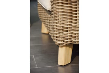 Utendørs møbelgruppe Lifestyle Garden Bahamas 2-seter & sjeselong venstre sofabord 110 - Hagemøbler & utemiljø - Hagegruppe - Sofagruppe utendørs