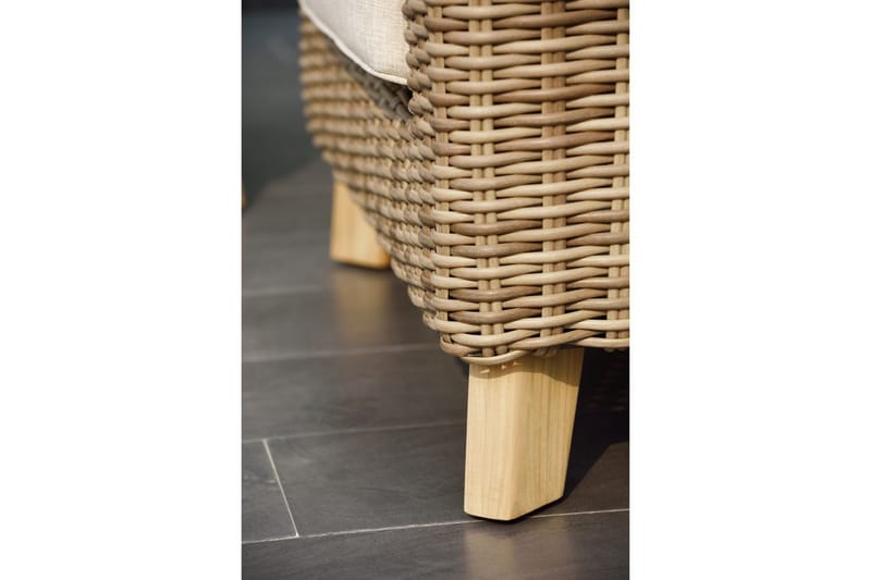 Utendørs møbelgruppe Lifestyle Garden Bahamas 2-seter & sjeselong venstre sofabord 110 - Hagemøbler & utemiljø - Hagegruppe - Sofagruppe utendørs